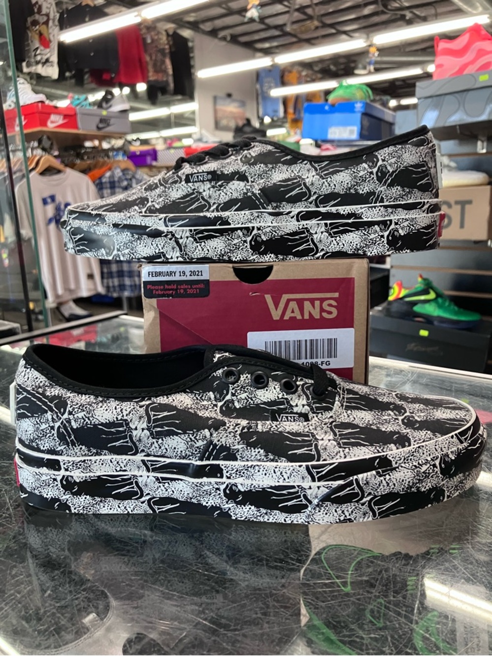Women’s Vans X Opening Ceremony Authentic Leopard Checker Size 7.5